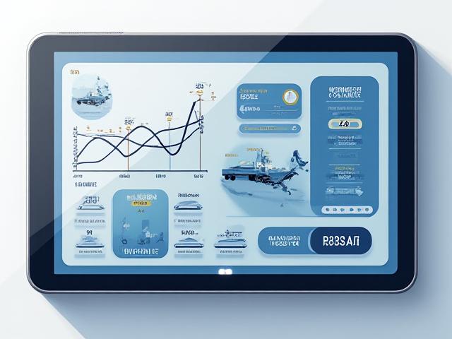 Logistics temperature monitoring dashboard with real-time graphs