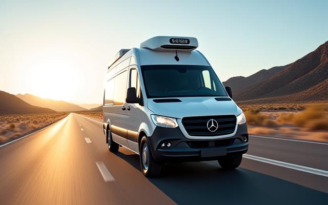 Expedited refrigerated sprinter van