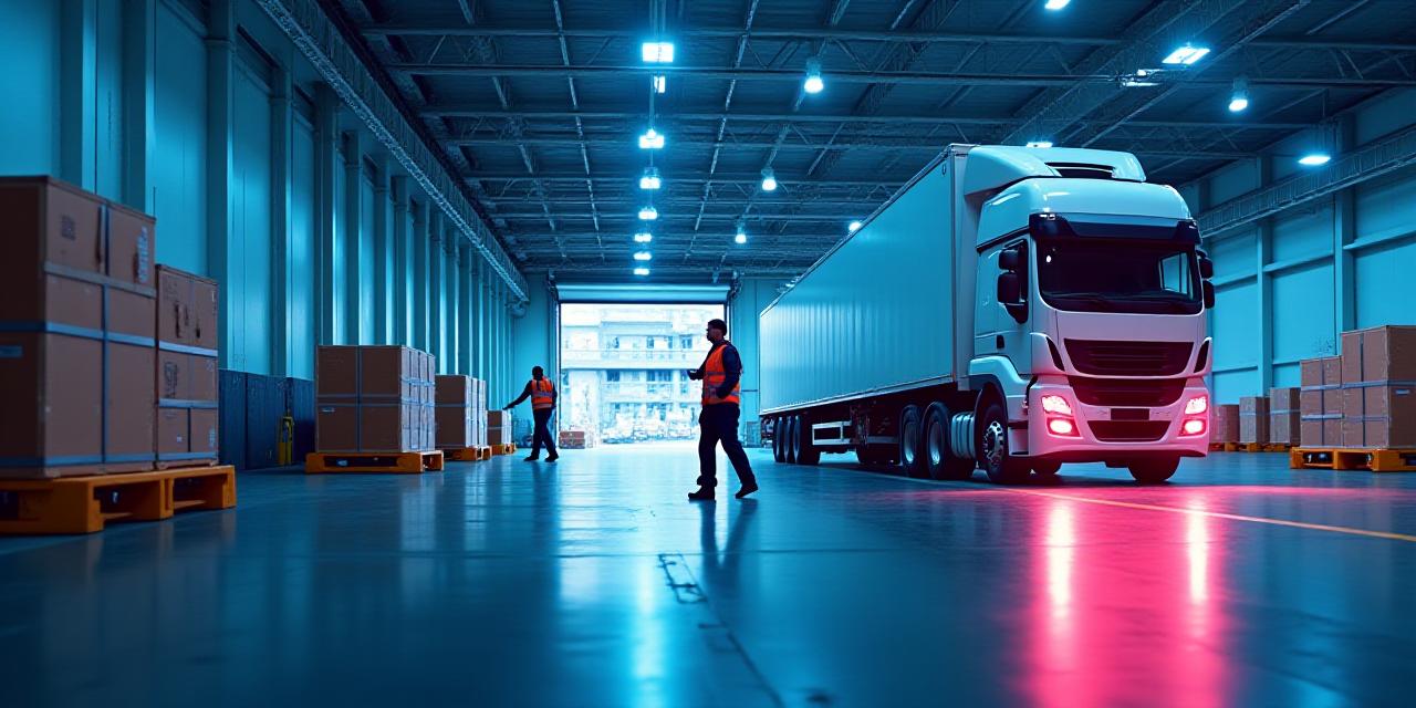 Armored logistics transport and hazmat handling equipment in a secure facility