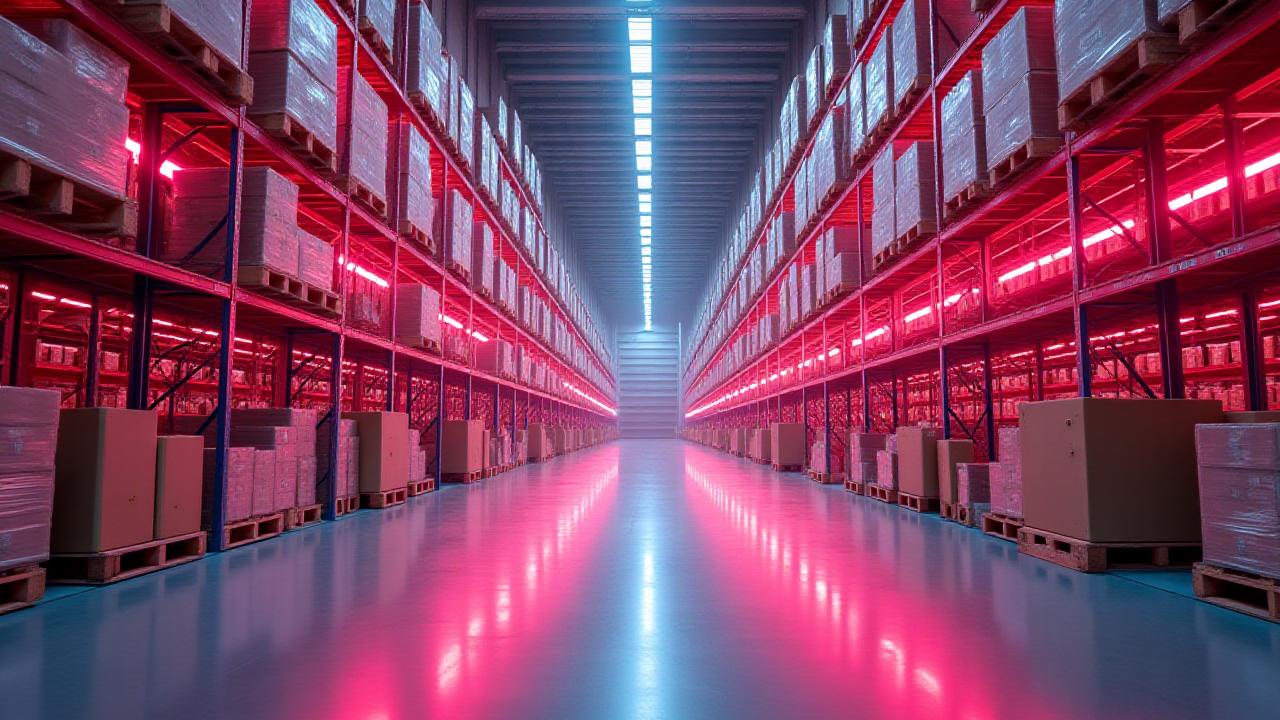 Modern logistics warehouse in Phoenix with high-bay racking and organized freight